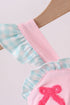 Pink Bow French Knot Bow Bubble