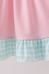 Pink Bow French Knot Bow Dress