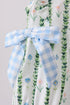 Green Floral Ruffle Bubble