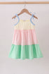 Color block tiered mom&me dress