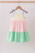 Color block tiered mom&me dress