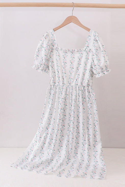 Floral print mom&me dress