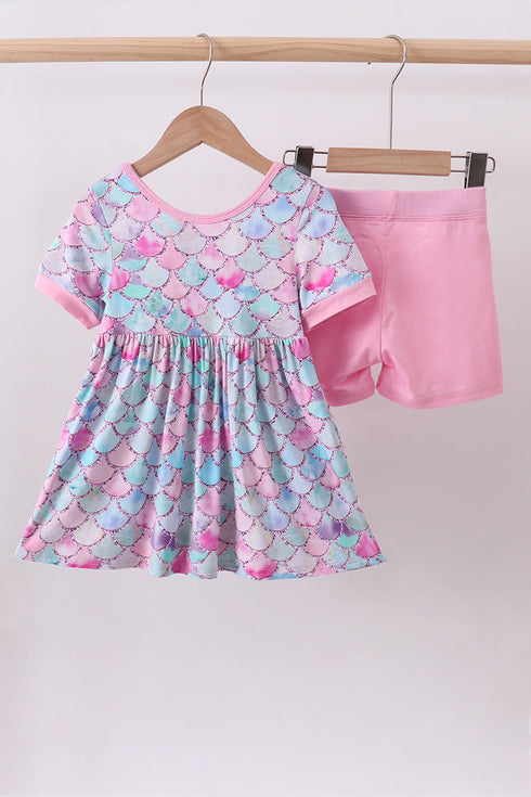 Mermaid bamboo pajama set