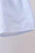Blue Crab Embroidered Seersucker Shorts Set