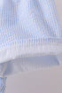 Blue Crab Embroidered Seersucker Shorts Set