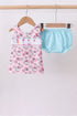 Pink Goose Smocked Bloomer Set