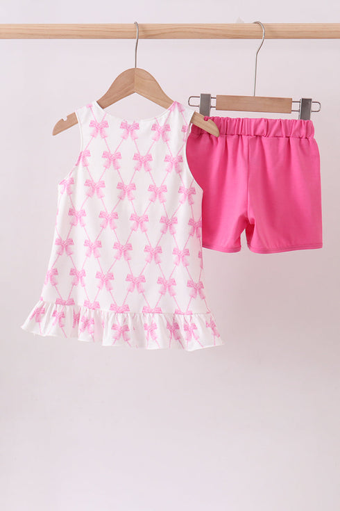 pink-bow-goose-applique-ruffle-shorts-set-sophias-style-4
