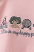 Happy Place Embroidered Bubble