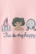 Happy Place Embroidered Bloomer Set