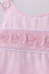 Pink bow smocked bloomer set
