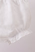 Pink bow smocked bloomer set