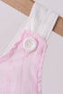 Pink bow smocked bloomer set