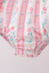 Blush floral print ruffle 2pc swimsuit