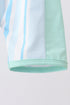 Blue stripe one-piece swimsuit