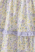 Golden meadow floral smocked tiered dress (length 41.33inch)