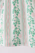 Green floral stripe pocket dress