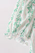 Green floral stripe dress (length 41.33in)