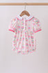 Pink birthday cake smocked bubble
