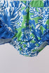Ocean garden splash ruffle rashguard set