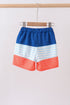 Tuna embroidery swim trunks
