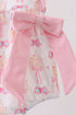 Pink bow castle ruffle bubble