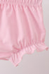 Pink bow castle ruffle bloomer set