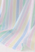 Rainbow stripe smocked dress
