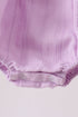 Lavender Smocked Embroidered Bow Jacquard Bubble