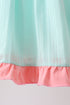 Green Marine Embroidered Jacquard Set