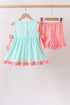 Green Marine Embroidered Jacquard Set