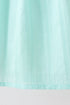 Green Marine Embroidered Jacquard Dress