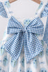 Blue Retro Floral Set