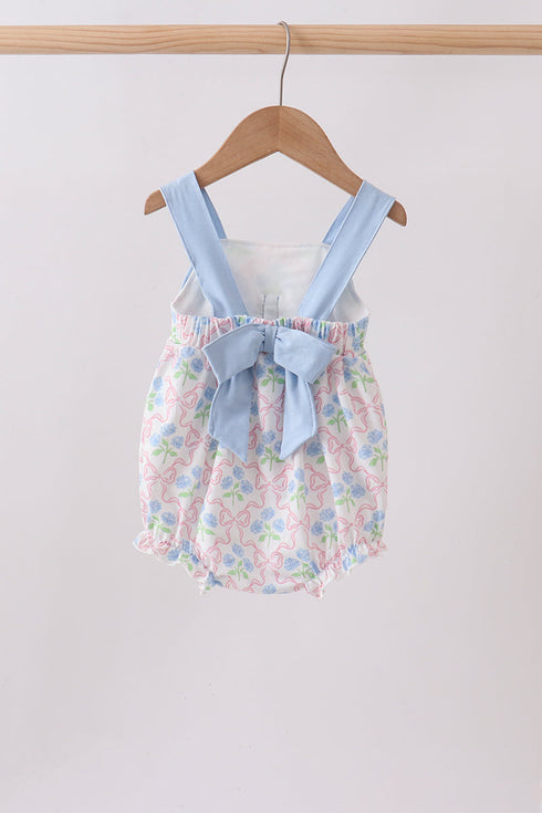 Blue Hydrangea Bow Bubble