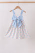 Blue Hydrangea Bow Dress