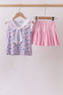 Floral Lace Skirt Set
