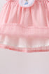 Pink Princess Embroidered Jacquard Bloomer Set
