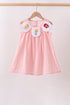 Pink Princess Embroidered Jacquard Dress