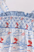 Blue Sailboat Smocked Bubble