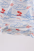 Blue Sailboat Smocked Bubble
