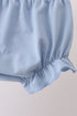 Blue Sailboat Smocked Bloomer Set