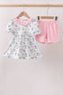 Pink Cowboy Ruffle Set
