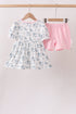 Pink Cowboy Ruffle Set