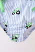 Blue Tractor Stripe UPF Swim Set