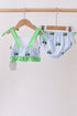 Blue Tractor Stripe UPF Swim Set