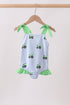 Blue Tractor Stripe UPF Swim One-Piece