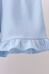 Blue Hydrangea Smocked Pearl Set