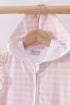 Pink Plaid UPF Swim Coverup