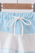 Blue Plaid UPF Swim Trunks