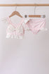Pink Plaid Bow UPF Swim Set