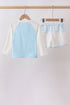 Blue Plaid UPF Swim Set